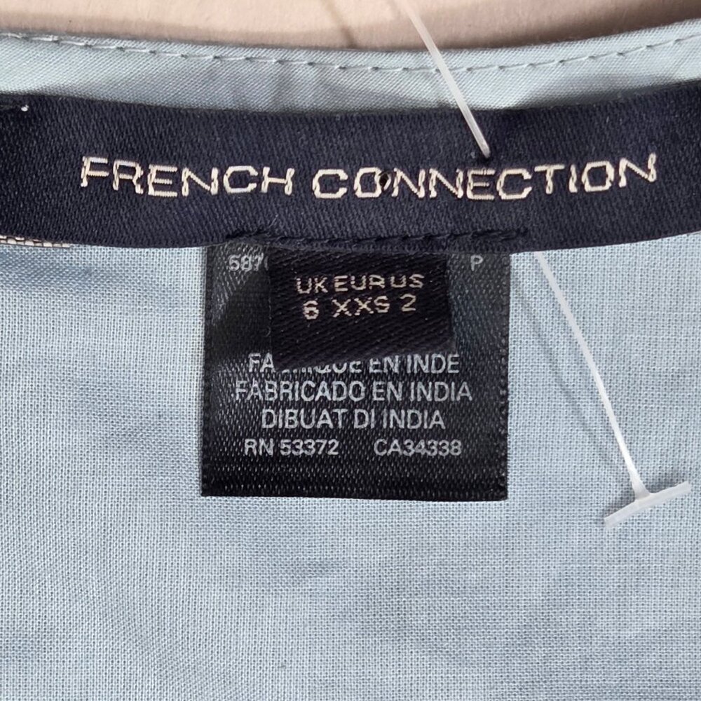 NWOT French Connection Women's Rhodes Puff-Sleeve Mini Dress - Picture 3 of 6